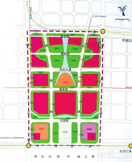 郑州常西湖新区规划图 发展前景好未来建3层地下城